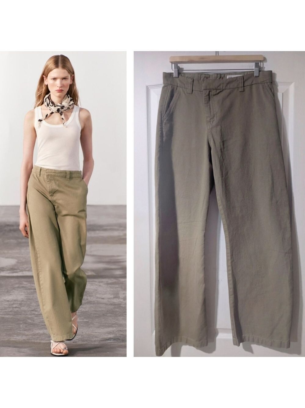 NEW! Zara | ZW Collection Crossover Chinos